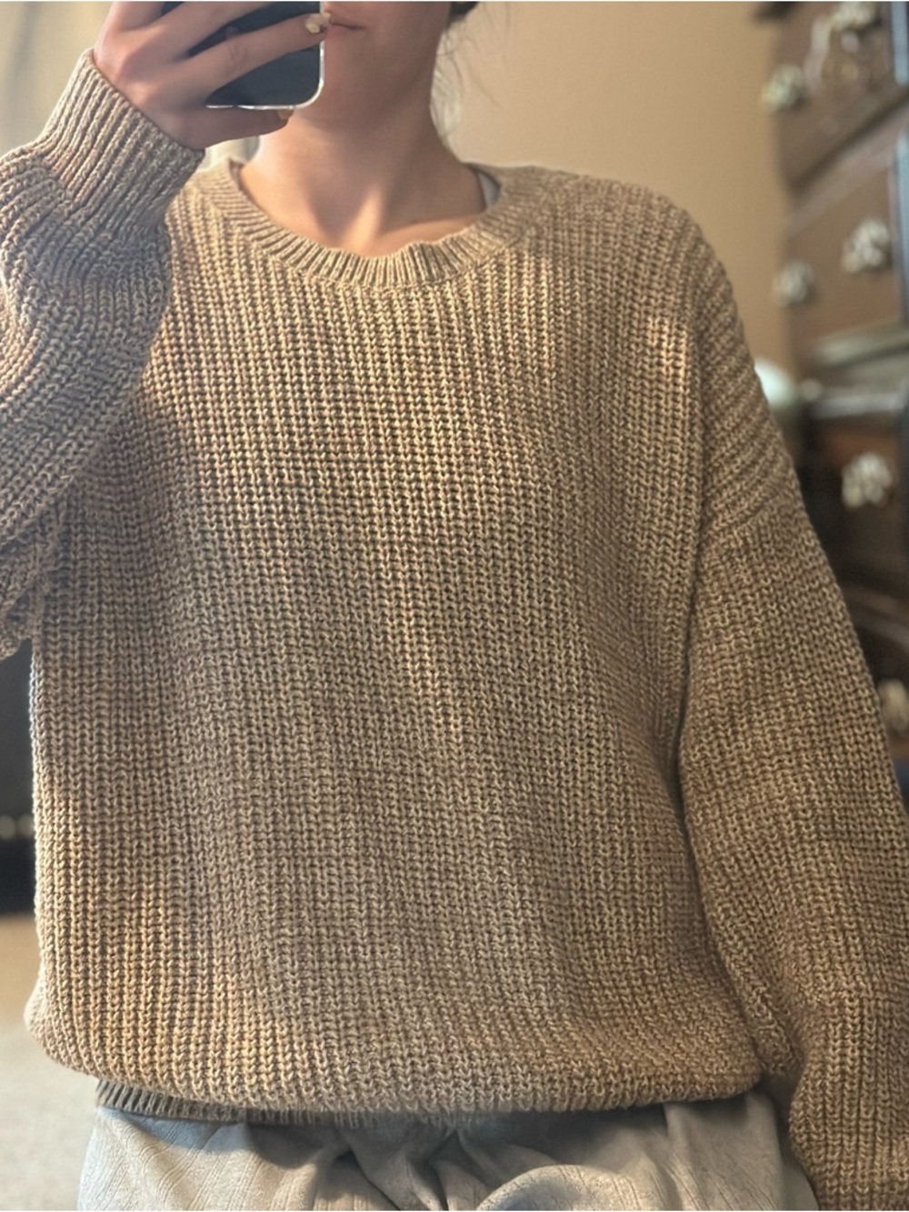 Sonoma Knit Sweater in Beige